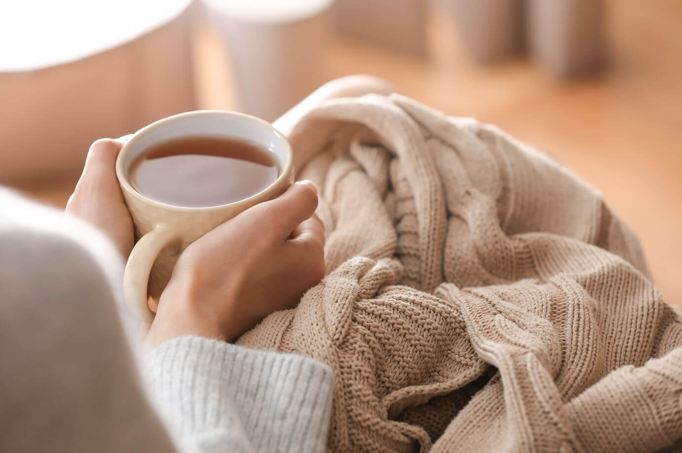 Tee trinken bei Buchinger Wilhelmi